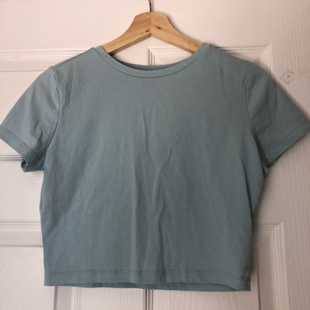 Wild Fable teal crop top